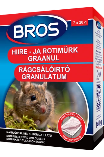 Bros Rágcsálóirtó granulátum 140g