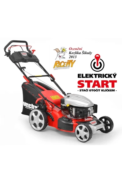 HECHT 548 SWE 5 IN 1 - BENZINMOTOROS ÖNJÁRÓ FŰNYÍRÓ 135CCM, 5 LE MUNK.SZ.:46 FÉM, MULCS