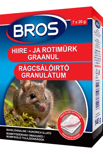 Bros Rágcsálóirtó granulátum 140g